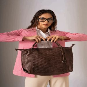Strasbourg Large Bowler Bag (Brown)